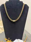 Cadena Mónaco de Oro laminado de 14k