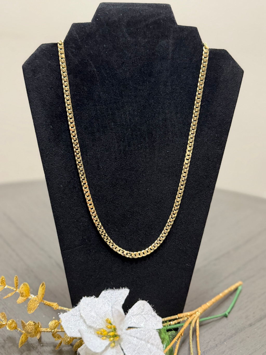 Sets de Cadena Cubana Doble Trenzada 14K