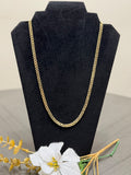 Sets de Cadena Cubana Doble Trenzada 14K