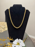 Cadena Bizantina de Oro Laminado de 14k