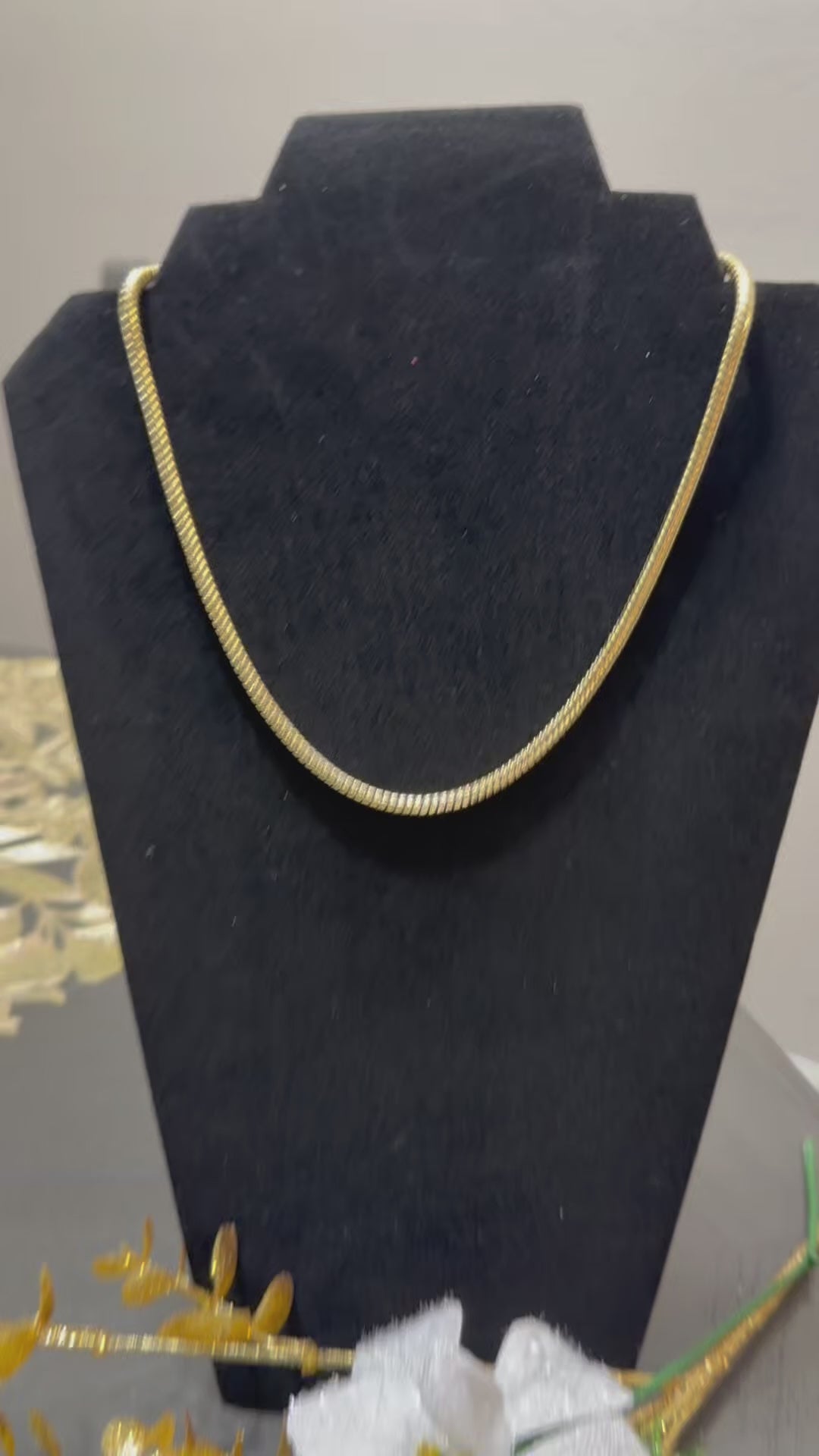 Cadena Serpientes estilo Pandora en Oro Laminado 14k